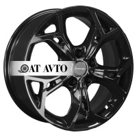 Фото товара - 7*17 5*114,3 ET37 66,5 Khomen Wheels KHW1702 Black. Вариант №1