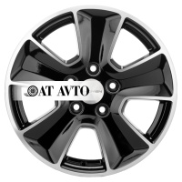 Фото товара - 6,5*16 5*114,3 ET50 66,1 Khomen Wheels KHW1601 Black-FP. Вариант №1