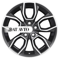 Фото товара - 7*17 5*114,3 ET48 67,1 Khomen Wheels KHW1713 Black-FP. Вариант №1
