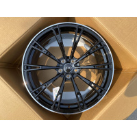 Фото товара - 9,5*21 5*112 ET28 66,45 Zumbo Wheels Glossy Black Machine Face. Вариант №1