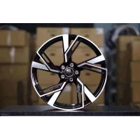 Фото товара - 9,5*21 5*112 ET28 66,45 Zumbo Wheels Glossy Black Machine Face. Вариант №1
