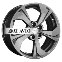 Фото товара - 7*17 5*114,3 ET37 66,5 Khomen Wheels KHW1724 Gray. Вариант №1