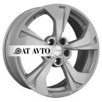 Фото товара - 7*17 5*108 ET33 60,1 Khomen Wheels KHW1724 F-Silver. Вариант №1