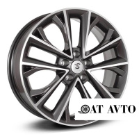 Фото товара - 7*18 5*108 ET33 60,1 Premium Series КР012 Diamond Gloss Graphite. Вариант №1