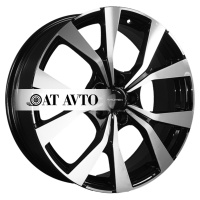 Фото товара - 7*19 5*114,3 ET51 67,1 Khomen Wheels KHW1906 Black-FP. Вариант №1
