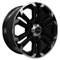 Фото товара - 7,5*18 6*139,7 ET25 106,1 Khomen Wheels KHW1817 Black-FP. Вариант №1