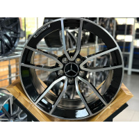 Фото товара - 9*18 5*112 ET40 66,6 Zumbo Wheels  BLACK MACHINED FACE. Вариант №1