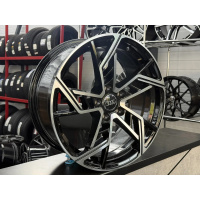 Фото товара - 8*18 5*112 ET35 66,45 Zumbo Wheels black Machinen Face. Вариант №1