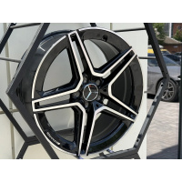 Фото товара - 8*19 5*112 ET36 66,5 Zumbo Wheels Black Machinen Face. Вариант №1