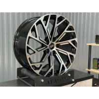 Фото товара - 9*20 5*112 ET30 66,45 Zumbo Wheels gloss Black machine face. Вариант №2