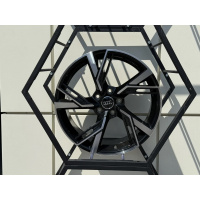 Фото товара - 8*18 5*112 ET35 66,45 Zumbo Wheels gloss Black machine face. Вариант №2
