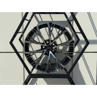 Фото товара - 8*18 5*112 ET35 66,45 Zumbo Wheels gloss Black machinen face. Вариант №2