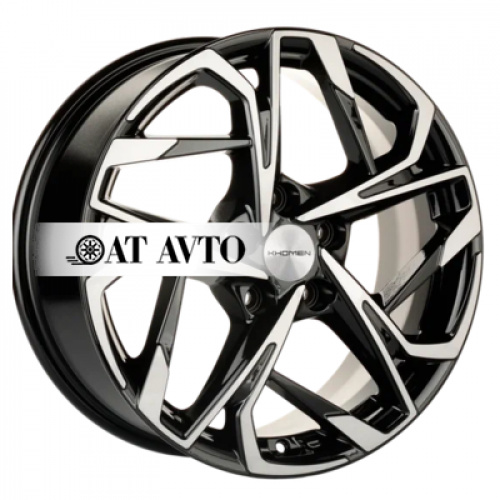 Большое фото товара - 7*17 5*114,3 ET45 67,1 Khomen Wheels KHW1716 Black-FP, 10068005. Вариант №2