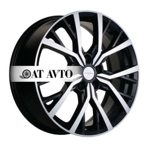Большое фото товара - 7*18 5*114,3 ET37 66,5 Khomen Wheels KHW1806 Black-FP, 10071827. Вариант №2
