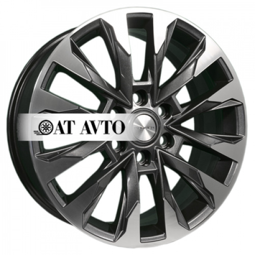 Большое фото товара - 8*20 6*139,7 ET60 95,1 Khomen Wheels KHW2010 Gray-FP, 10076665. Вариант №2