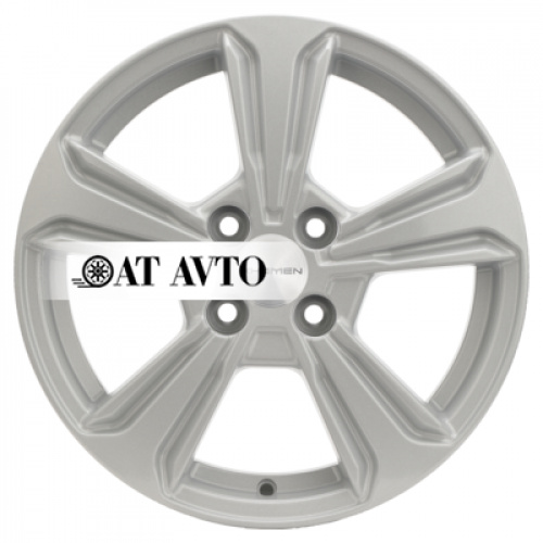 Большое фото товара - 6*15 4*100 ET50 60,1 Khomen Wheels KHW1502 F-Silver, 10086768. Вариант №2