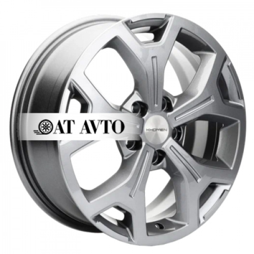 Большое фото товара - 6,5*17 5*114,3 ET40 64,1 Khomen Wheels KHW1710 Gray, 10088804. Вариант №2