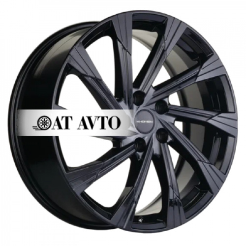 Большое фото товара - 7,5*19 5*108 ET46 63,4 Khomen Wheels KHW1901 Black, 10089205. Вариант №2