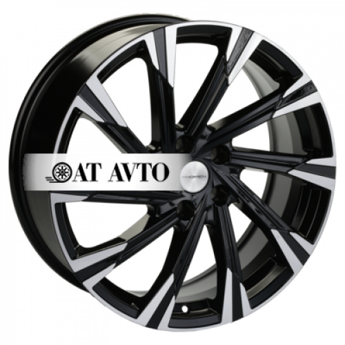 Большое фото товара - 7,5*19 5*108 ET36 65,1 Khomen Wheels KHW1901 Black-FP, 10089212. Вариант №2