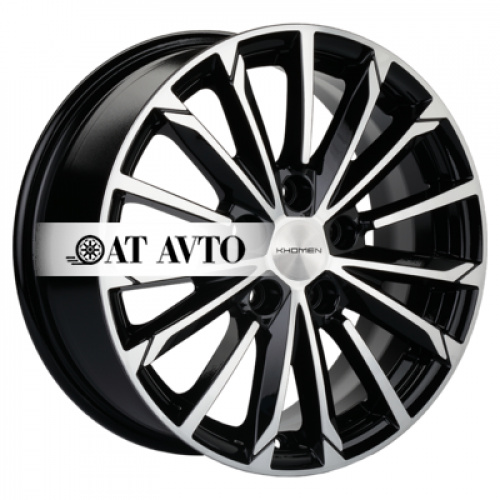 Большое фото товара - 6,5*16 5*110 ET46 63,3 Khomen Wheels KHW1611 Black-FP, 10109716. Вариант №2