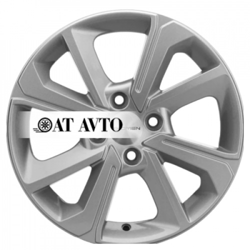 Большое фото товара - 6*15 4*100 ET48 54,1 Khomen Wheels KHW1501 F-Silver, 10121440. Вариант №2
