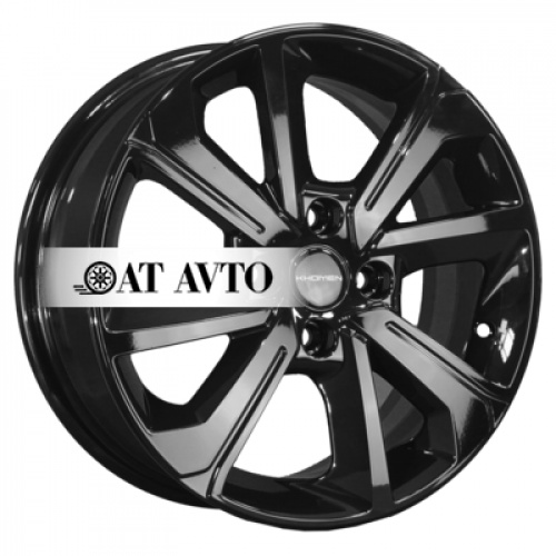 Большое фото товара - 6*15 4*100 ET50 60,1 Khomen Wheels KHW1501 Black, 10197014. Вариант №2