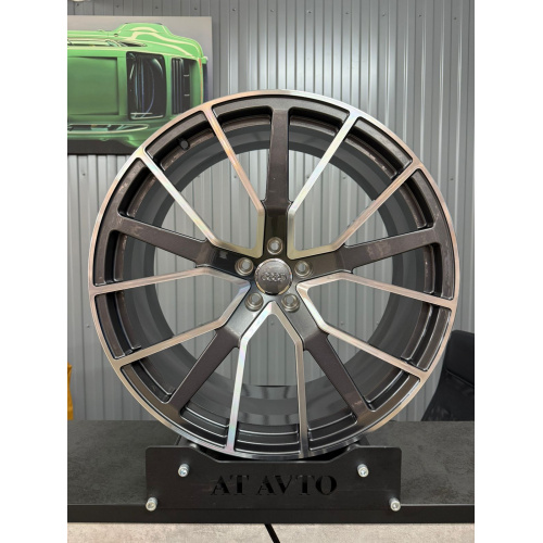 Большое фото товара - 10*22 5*112 ET28 66,45 Zumbo Wheels Gunmetal Machine Face, 102007. Вариант №2