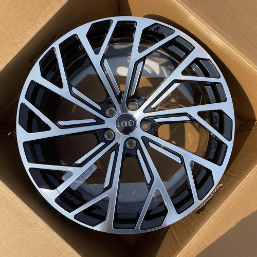 Большое фото товара - 9*21 5*112 ET28 66,45 Zumbo Wheels Glossy Black Machine Face, 102029. Вариант №2