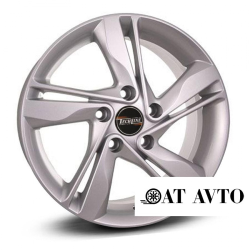 Большое фото товара - 6,5*16 5*114,3 ET50 67,1 TechLine 650 Silver, 10230088. Вариант №2