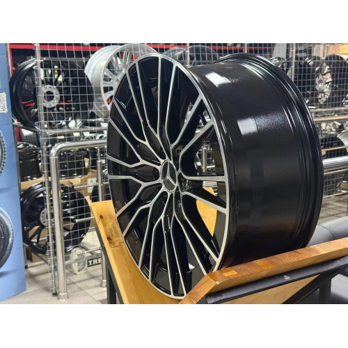 Большое фото товара - 8.5/9.5*20 5*112 ET36/43 66,6 Zumbo Wheels Black Machinen Face, 501046. Вариант №6