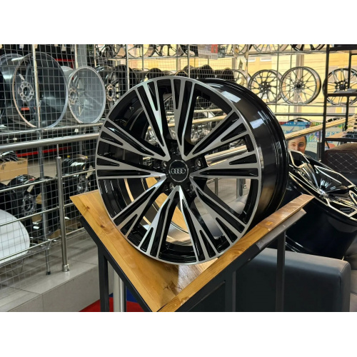 Большое фото товара - 8*18 5*112 ET35 66,45 Zumbo Wheels black Machinen Face, 501066. Вариант №5