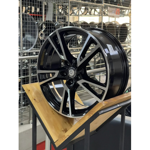 Большое фото товара - 8*19 5*112 ET39 66,5 Zumbo Wheels Black Machinen Face, 501089. Вариант №6