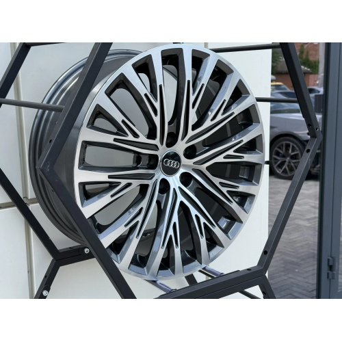 Большое фото товара - 8.5*19 5*112 ET30 66,45 Zumbo Wheels Gunmetal machine face, 501090. Вариант №4