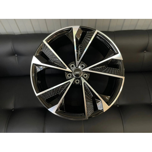 Большое фото товара - 8.5*19 5*112 ET35 66,45 Zumbo Wheels gloss Black machine face, 501101. Вариант №3