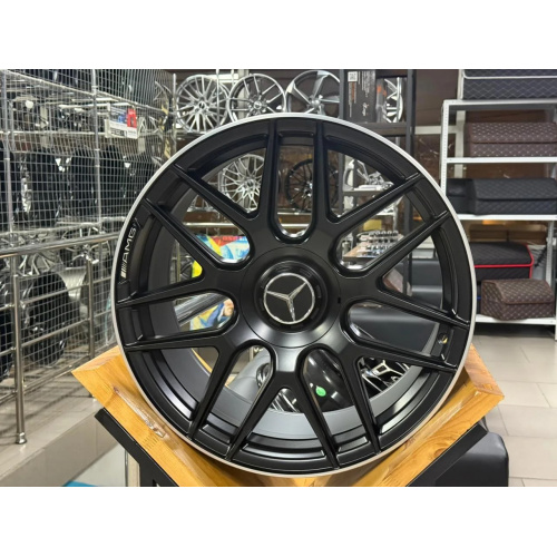 Большое фото товара - 8.5/9.5*19 5*112 ET38/43 66,6 Zumbo Wheels Black Machinen Face, 501103. Вариант №5