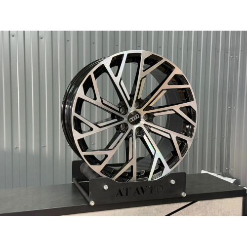 Большое фото товара - 9*20 5*112 ET30 66,45 Zumbo Wheels gloss Black machine face, 501105. Вариант №3