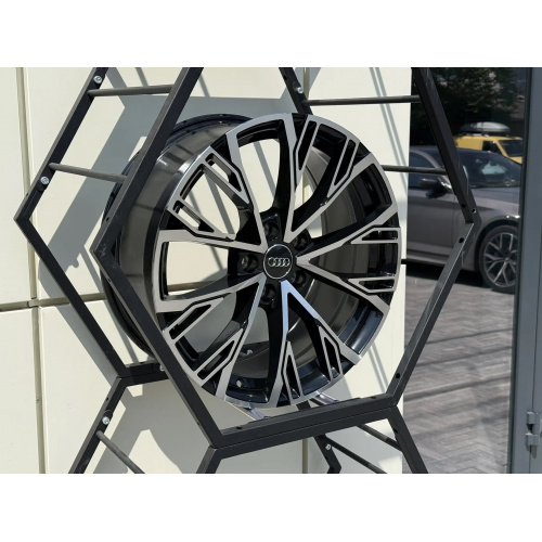 Большое фото товара - 8*18 5*112 ET35 66,45 Zumbo Wheels gloss Black machinen face, 501118. Вариант №6